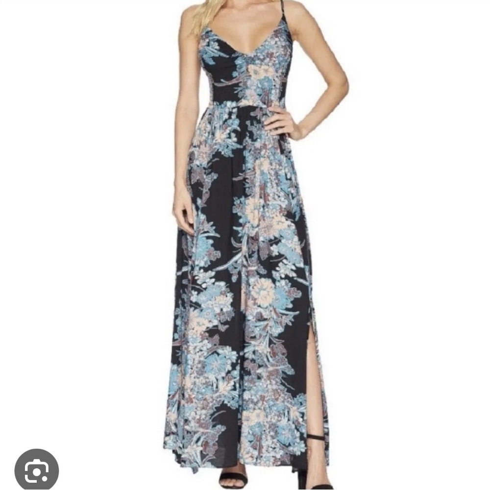 Through the vine free people floral maxi size small